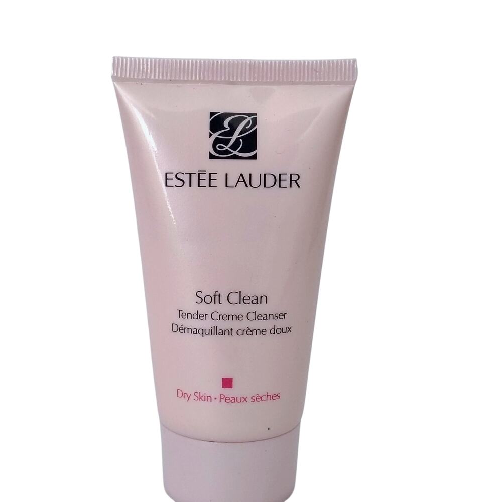 Estee Lauder Soft Clean Tender Cream Cleanser Dry Skin 2.5 oz. Travel  size